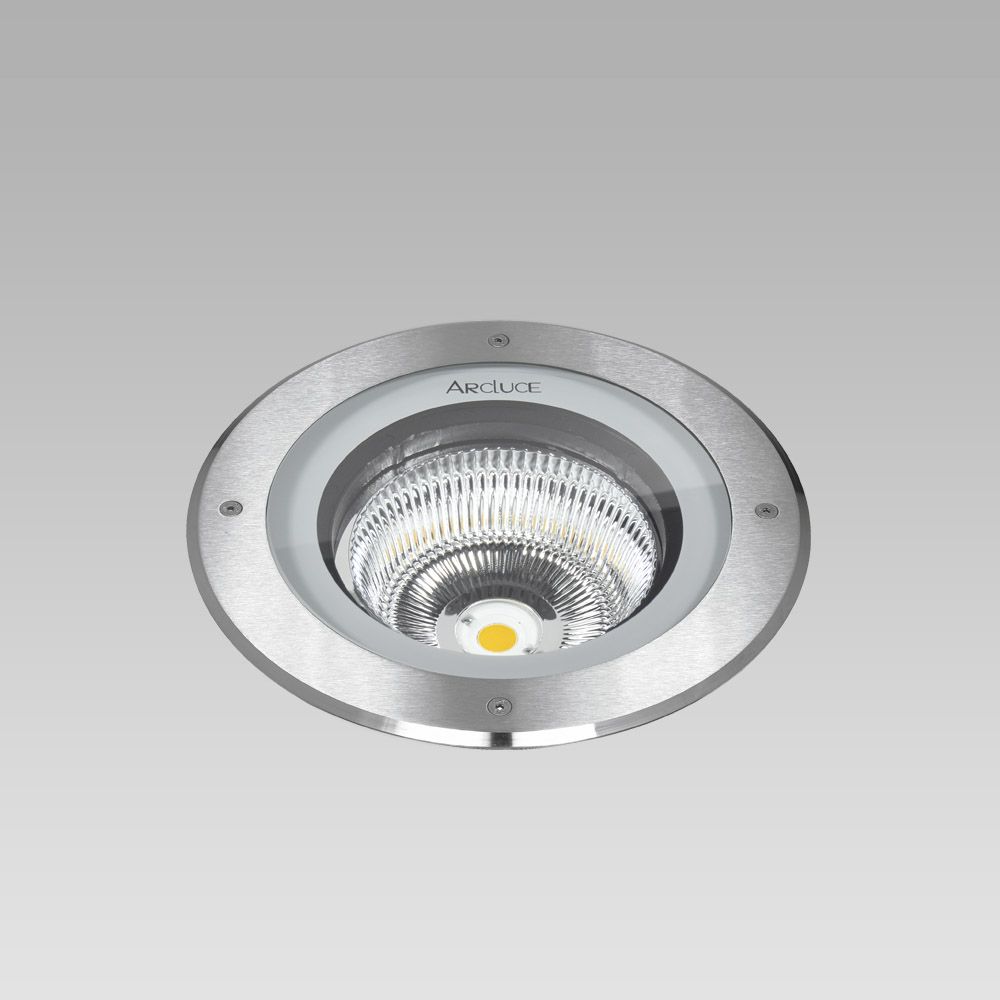 Arcluce INGROUND260 in-ground uplighter for outdoor scenographic lighting